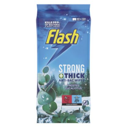 Picture of Flash Anti Bac Wipes 60 x4